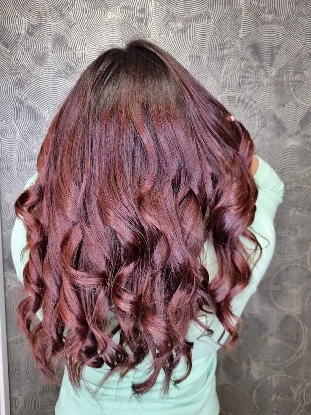 Red and copper curls, styled at Indigo