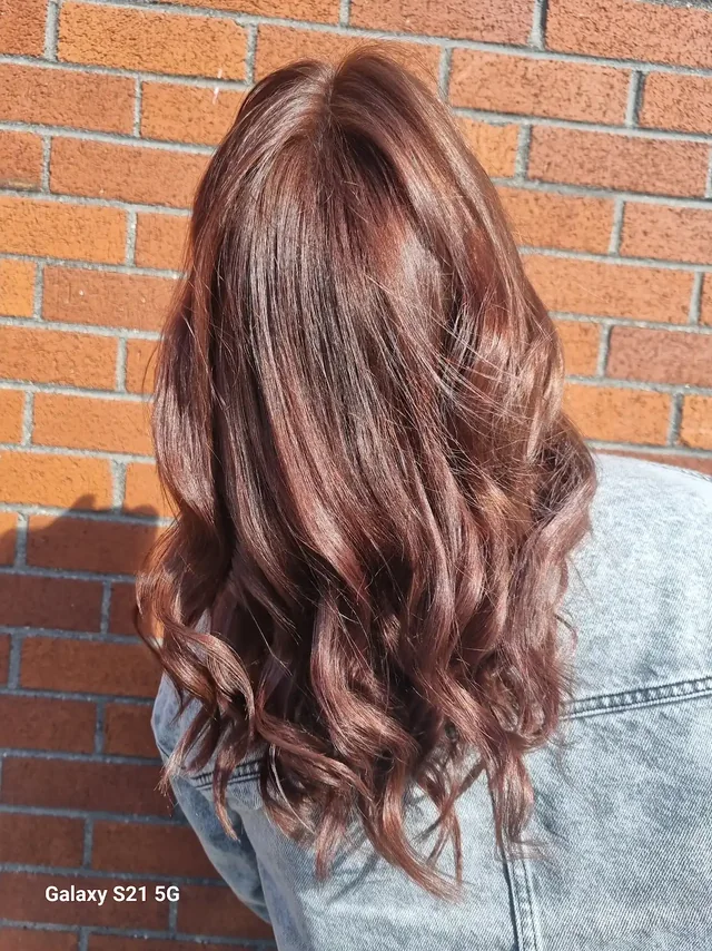 Copper balayage, styled at Indigo