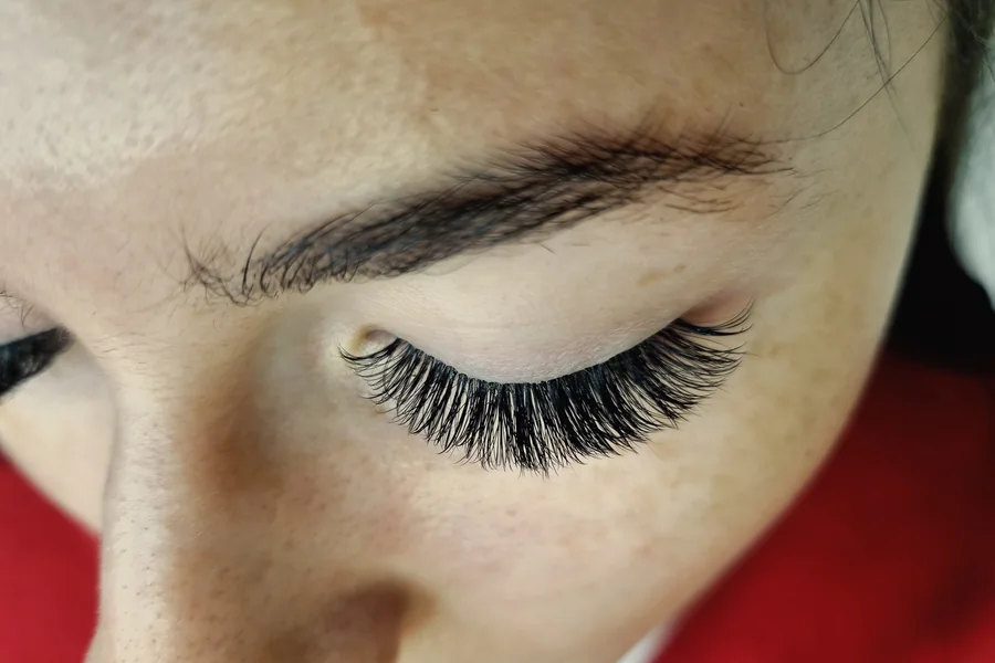Lash extensions applied at Indigo