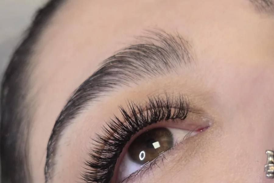 Lashes and brows finished at Indigo